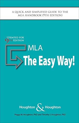 MLA Handbook: The Modern Language Association of America